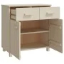 HAMAR Sideboard aus massivem Kiefernholz, honigbraun, 79 x 40 x 80 cm von vidaXL, Sideboards - Ref: Foro24-340436, Preis: 127...