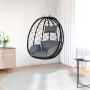 Cesta Silla Huevo Colgante sin Soporte Ratán Antracita by , Garden rockers - Ref: Foro24-42003844, Price: 153,86 €, Discount: %