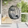 Cesta Silla Huevo Colgante sin Soporte Ratán Antracita by , Garden rockers - Ref: Foro24-42003844, Price: 153,86 €, Discount: %