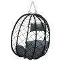 Cesta Silla Huevo Colgante sin Soporte Ratán Antracita by , Garden rockers - Ref: Foro24-42003844, Price: 153,86 €, Discount: %