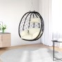 Silla Huevo Colgante Sin Soporte Crema Blanca Rattan Poli | Foro24.es | Tu tienda online para hogar, jardín y más Foro24.es