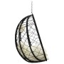 Silla Huevo Colgante Sin Soporte Crema Blanca Rattan Poli | Foro24.es | Tu tienda online para hogar, jardín y más Foro24.es