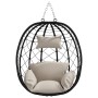 Cesta Silla Huevera Colgante sin Soporte Taupe Ratán Poli von , Gartenwippen - Ref: Foro24-42003846, Preis: 159,03 €, Rabatt: %