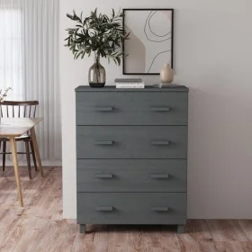 HAMAR sideboard solid dark gray pine wood 79x40x103.5 cm by vidaXL, Sideboards - Ref: Foro24-340426, Price: 169,15 €, Discoun...