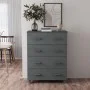HAMAR sideboard solid dark gray pine wood 79x40x103.5 cm by vidaXL, Sideboards - Ref: Foro24-340426, Price: 169,15 €, Discoun...