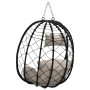Cesta Silla Huevera Colgante sin Soporte Taupe Ratán Poli von , Gartenwippen - Ref: Foro24-42003846, Preis: 159,03 €, Rabatt: %