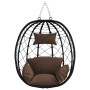 Cesta de Silla Huevo Colgante sin Soporte Café Ratán Poli von , Gartenwippen - Ref: Foro24-42003847, Preis: 156,26 €, Rabatt: %
