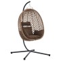 Cesta Silla Huevo Colgante con Base Café de Ratán Sintético von , Gartenwippen - Ref: Foro24-42003849, Preis: 207,38 €, Rabat...