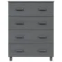 HAMAR sideboard solid dark gray pine wood 79x40x103.5 cm by vidaXL, Sideboards - Ref: Foro24-340426, Price: 169,15 €, Discoun...