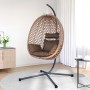 Cesta Silla Huevo Colgante con Base Café de Ratán Sintético von , Gartenwippen - Ref: Foro24-42003849, Preis: 207,38 €, Rabat...