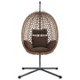 Cesta Silla Huevo Colgante con Base Café de Ratán Sintético von , Gartenwippen - Ref: Foro24-42003849, Preis: 207,38 €, Rabat...
