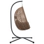 Cesta Silla Huevo Colgante con Base Café de Ratán Sintético von , Gartenwippen - Ref: Foro24-42003849, Preis: 207,38 €, Rabat...