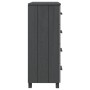 HAMAR sideboard solid dark gray pine wood 79x40x103.5 cm by vidaXL, Sideboards - Ref: Foro24-340426, Price: 171,09 €, Discoun...