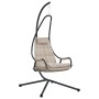 Silla Colgante con Soporte y Cojín Taupe Acero | Foro24.es | Tu tienda online para hogar, jardín y más Foro24.es