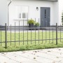 Cerca de Jardín con Parte Superior en Forma de Arco Gris 1,7x0,75 m de Acero von , Zaunpaneele - Ref: Foro24-42003902, Preis:...