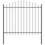 Cerca de Jardín con Parte Superior Arqueada Gris 1,7x1,5 m de Acero | Foro24.es | Tu tienda online para hogar, jardín y más Foro24.es