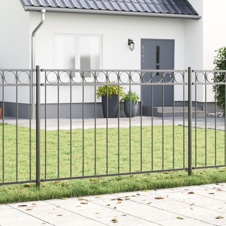 Valla de Jardín Gris 1.7x0.8 m de Acero | Foro24.es | Tu tienda online para hogar, jardín y más Foro24.es