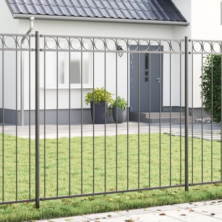 Cerca de jardín  Gris 1,7x1,5 m Acero | Foro24.es | Tu tienda online para hogar, jardín y más Foro24.es