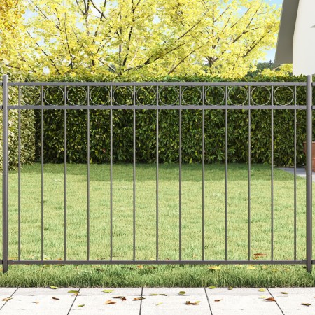 Panel de Cerca de Acero Gris 1.7x0.8 m | Foro24.es | Tu tienda online para hogar, jardín y más Foro24.es