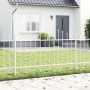 Cercado de Jardín con Parte Superior en Bucles Blanco 1,7x1 m de Acero | Foro24.es | Tu tienda online para hogar, jardín y más Foro24.es
