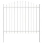 VidaXL Valla de Jardín con Parte Superior en Forma de Arco Blanca 1,7x1,5 m de Acero | Foro24.es | Tu tienda online para hogar, jardín y más Foro24.es