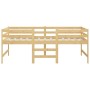 Solid pine wood bed frame 90x200 cm by vidaXL, Beds and slatted bases - Ref: Foro24-833095, Price: 118,41 €, Discount: %