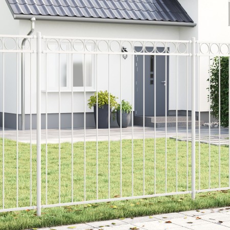Cerca de Jardín Blanca VidaXL 1,7x1,5 m de Acero | Foro24.es | Tu tienda online para hogar, jardín y más Foro24.es