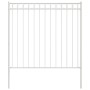 Cerca de Jardín Blanca VidaXL 1,7x1,5 m de Acero de , Paneles de vallas - Ref: Foro24-42003925, Precio: 84,18 €