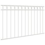 Panel de cerca  Blanco 1,7x0,8 m de acero | Foro24.es | Tu tienda online para hogar, jardín y más Foro24.es