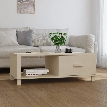 Couchtisch HAMAR Massivholz Kiefer honigbraun 100x55x35cm von vidaXL, Couchtisch - Ref: Foro24-340452, Preis: 81,12 €, Rabatt: %