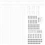 Panel de cerca Blanco 1,7x1 m de acero by , fence panels - Ref: Foro24-42003927, Price: 58,81 €, Discount: %