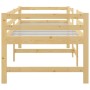 Solid pine wood bed frame 90x200 cm by vidaXL, Beds and slatted bases - Ref: Foro24-833095, Price: 118,41 €, Discount: %