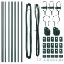 Postes de cerca 7 pcs Verde Ø32 mm 100 cm Acero Galvanizado von , Zaunpfosten - Ref: Foro24-42004188, Preis: 41,41 €, Rabatt: %