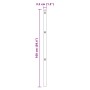 Posts de Cercas 13 pcs Verde Ø32 mm 100 cm Acero Galvanizado | Foro24.es | Tu tienda online para hogar, jardín y más Foro24.es