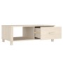 HAMAR solid pine wood coffee table in honey brown color, measuring 100x55x35cm. by vidaXL, Coffee table - Ref: Foro24-340452,...