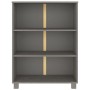 HAMAR Regal aus massivem hellgrauem Kiefernholz, 85 x 35 x 112 cm von vidaXL, Bücherregale und Regale - Ref: Foro24-340487, P...