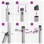 postes de cerca 13 pcs Ø32 mm 100 cm acero galvanizado | Foro24.es | Tu tienda online para hogar, jardín y más Foro24.es