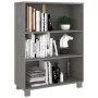 HAMAR solid light gray pine wood shelf 85x35x112 cm by vidaXL, Bookcases and shelves - Ref: Foro24-340487, Price: 99,00 €, Di...