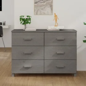 HAMAR sideboard solid light gray pine wood 113x40x80 cm by vidaXL, Sideboards - Ref: Foro24-340451, Price: 165,19 €, Discount: %