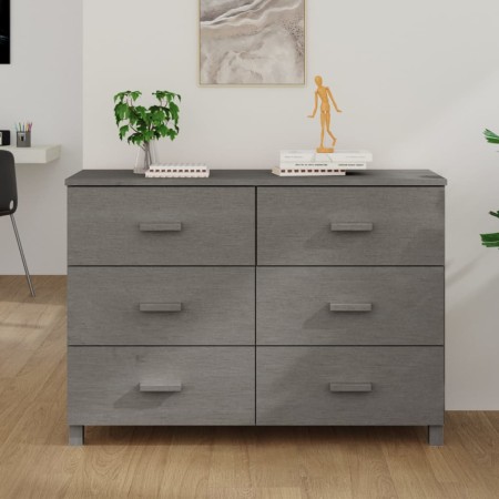HAMAR sideboard solid light gray pine wood 113x40x80 cm by vidaXL, Sideboards - Ref: Foro24-340451, Price: 167,42 €, Discount: %