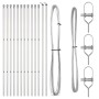 postes de cerca 13 pcs Ø32 mm 200 cm acero galvanizado | Foro24.es | Tu tienda online para hogar, jardín y más Foro24.es