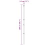 postes de cerca 13 pcs Ø32 mm 200 cm acero galvanizado | Foro24.es | Tu tienda online para hogar, jardín y más Foro24.es