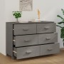 HAMAR sideboard solid light gray pine wood 113x40x80 cm by vidaXL, Sideboards - Ref: Foro24-340451, Price: 167,42 €, Discount: %