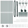 Posts de Cerca con Punta 13 pcs Ø32 mm 140 cm Acero Galvanizado | Foro24.es | Tu tienda online para hogar, jardín y más Foro24.es