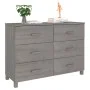 HAMAR sideboard solid light gray pine wood 113x40x80 cm by vidaXL, Sideboards - Ref: Foro24-340451, Price: 165,19 €, Discount: %