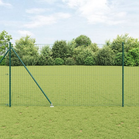 Puestos de cerca con punta 13 pcs Ø32 mm 170 cm Acero Galvanizado | Foro24.es | Tu tienda online para hogar, jardín y más Foro24.es