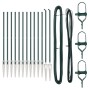 Puestos de cerca con punta 13 pcs Ø32 mm 170 cm Acero Galvanizado | Foro24.es | Tu tienda online para hogar, jardín y más Foro24.es
