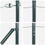 Puestos de cerca con punta 13 pcs Ø32 mm 170 cm Acero Galvanizado | Foro24.es | Tu tienda online para hogar, jardín y más Foro24.es