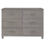 HAMAR sideboard solid light gray pine wood 113x40x80 cm by vidaXL, Sideboards - Ref: Foro24-340451, Price: 167,42 €, Discount: %