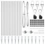 Postes de Cercas con Punta 13 pcs Ø32 mm 100 cm Acero Galvanizado | Foro24.es | Tu tienda online para hogar, jardín y más Foro24.es
